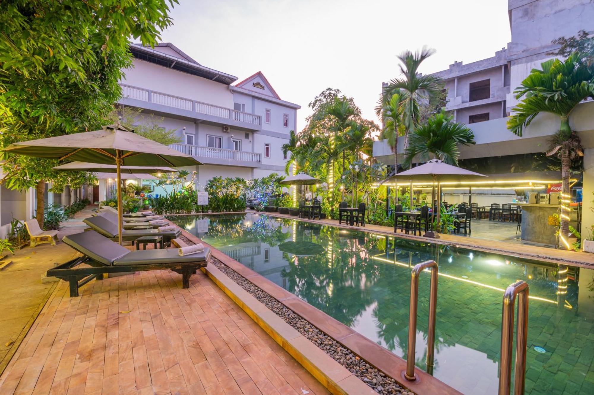 Damnak Soksan Hotel Siem Reap Zewnętrze zdjęcie